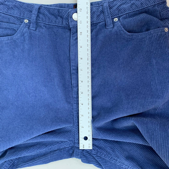BDG Urban Outfitters High Rise Mom Corduroy Pants Blue Size 29 Straight Leg - Picture 5 of 10